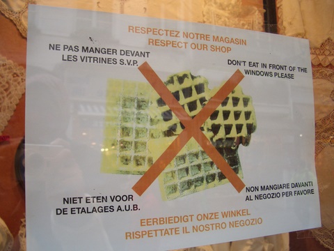take your waffles elsewhere!